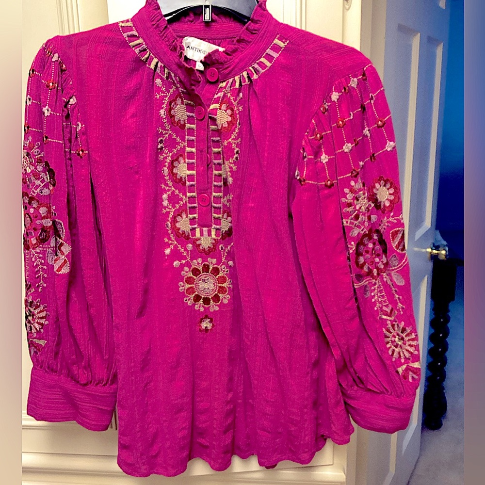 Antik Batik  embroidered shirt